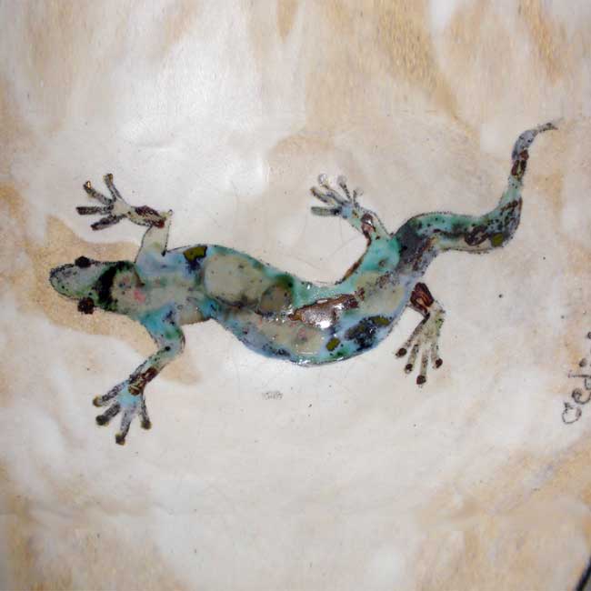 Salamandra turquesa